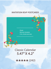 Classic Calendar - RSVP Postcards