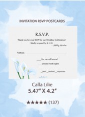 Calla Lilie - RSVP Postcards