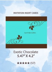 Exotic Chocolate - Insert Cards