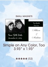 Save the Dates - Simple on Any Color, Too