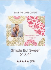 Save the Dates - Simple But Sweet