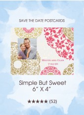 Save the Dates - Simple But Sweet
