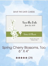 Save the Dates - Spring Cherry Blossoms