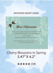 Cherry Blossoms in Spring - Insert Cards