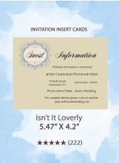 Isn't It Loverly - Insert Cards