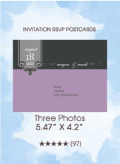 Three Photos - RSVP Postcards