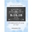 Chalkboard Save the Date 