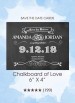 Chalkboard Save the Date