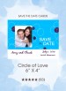 Circle of Love Save the Date Cards