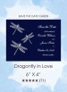 Dragonfly in Love Cards