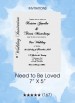 Invitations - Need To Be Loved