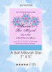 Invitations - A Bat Mitzvah Star