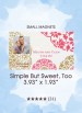 Simple But Sweet, Too Save the Date Small Magnets