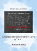Save the Dates - Chalkboard Destination Love