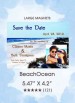 BeachOcean Save the Date Magnets