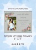 Simple Vintage Flowers