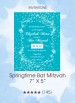 Invitations - Springtime Bat Mitzvah