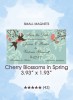 Cherry Blossoms in Spring, Too Small Save the Date Magnets