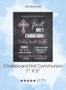 Invitations - Chalkboard First Communion