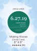 Save the Dates - Making Waves (Circle Card)