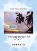 Save the Dates - Vintage Beach Fiji