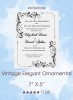 Vintage Elegant Ornamental Invitations
