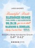 Beautiful Bride-Handsome Groom Save the Date Magnets